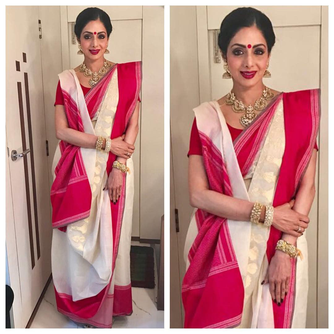 Sridevi Looked Ultimate Deshi Diva in Swati And Sunaina’s Traditional ...