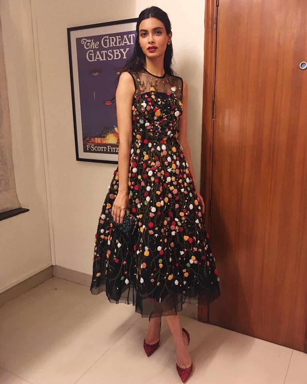 Diana Penty Looked Like A Colorful Walking Garden In Floral Dress From From Huemn