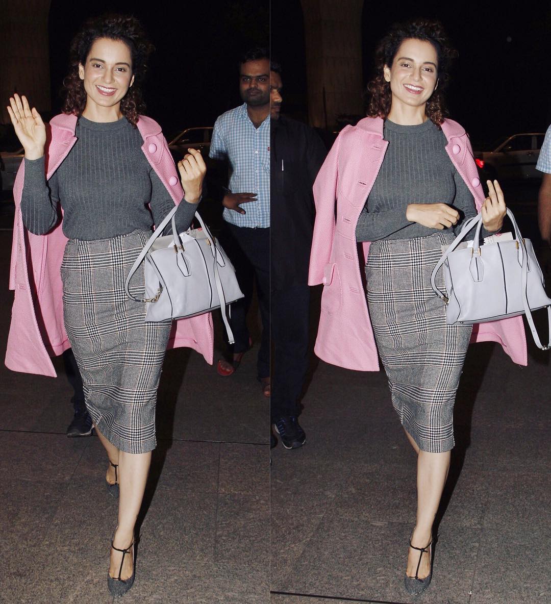 Kangana Ranaut Makes A Sharp Airport Style Statement In H&M & Red Valentino