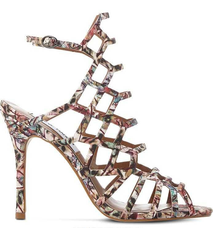 Printed Cage Sandals From Steve Madden