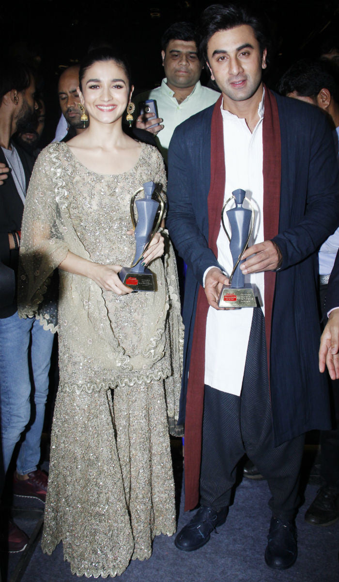 Alia Bhatt in Sabyasachi at Lokmat Awards in Mumbai 