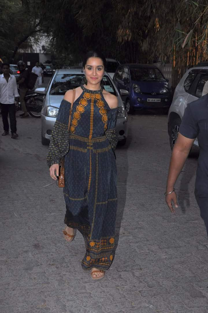 Shraddha Kapoor Was Spotted At The Screening Of The Movie ”Begum Jaan”