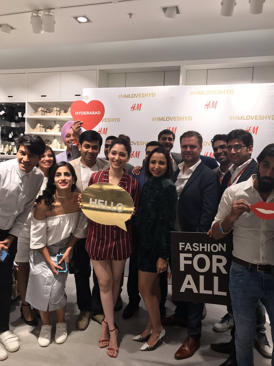 Tamannah Bhatia Looked Pretty At The H&M Store Launch Event 