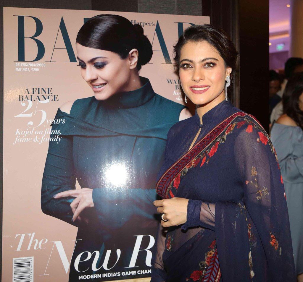 Kajol Looked Ravishing At The Launch Of Harper's Bazaar India Book