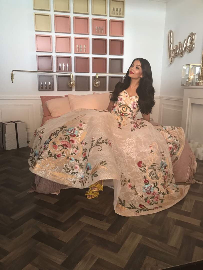 Aishwarya Rai Bachchan Looked Like A Floating Fairy In Mark Bumgarner’s Gown At The Cannes Film Festival