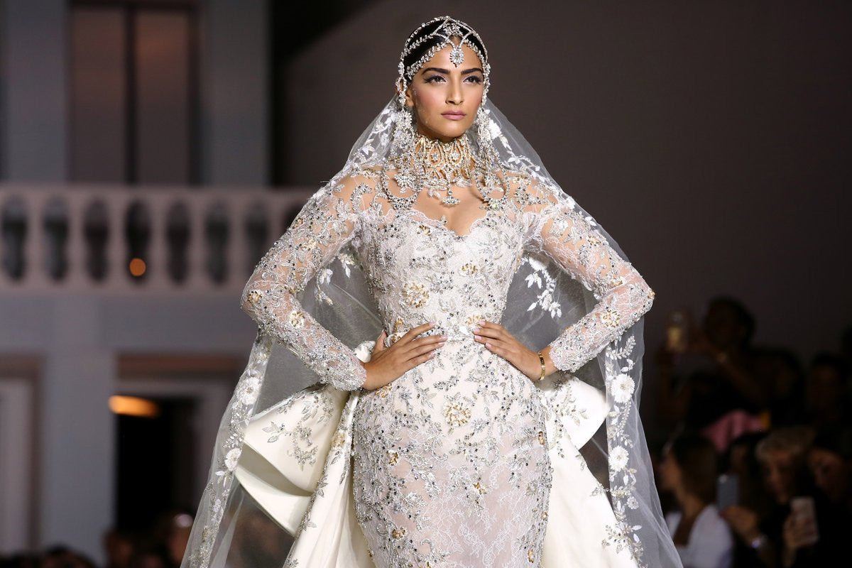 Sonam Kapoor in Ralph and Russo's designer gown at Paris Autumn Winter 2017/2018 couture show 