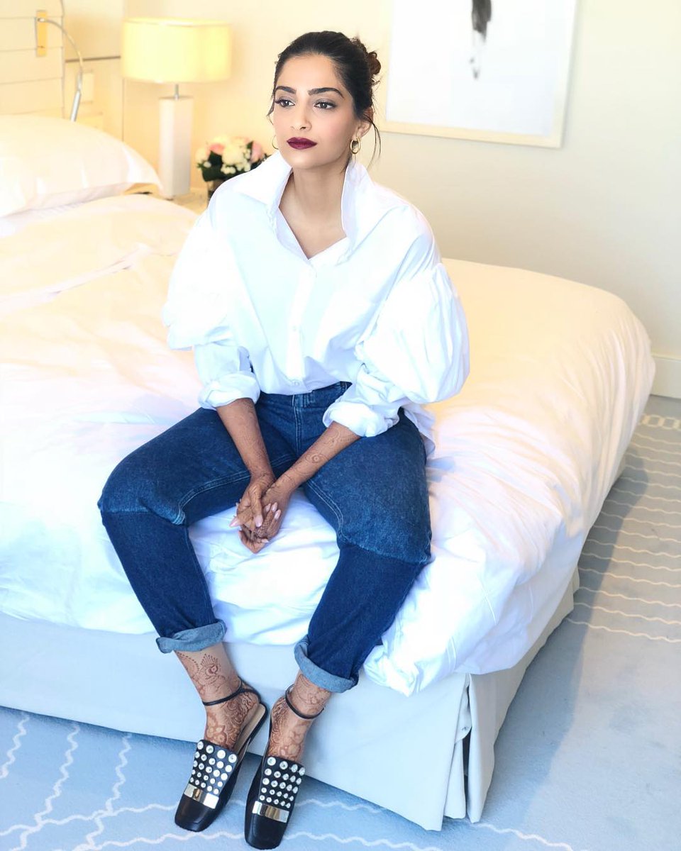 Sonam Kapoor in Simone Rocha and Bhane at Cannes Film Festival