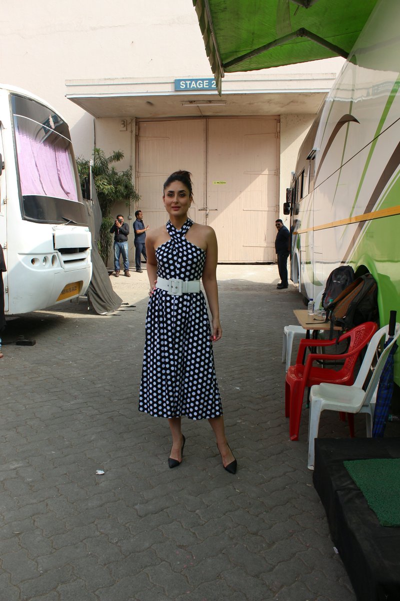 Kareena Kapoor Khan in Michael Kors's Polka Dot Print Dress