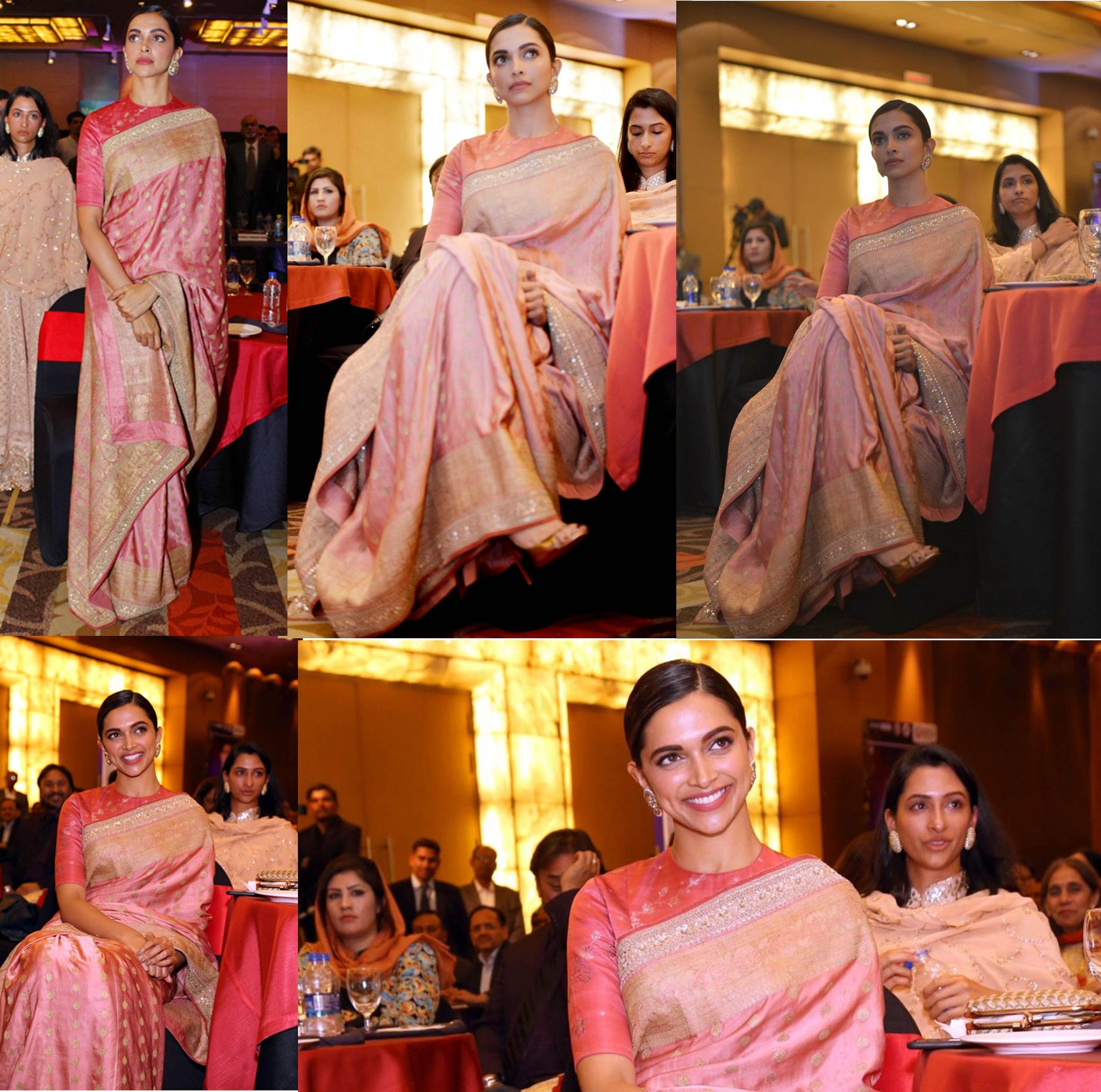 Deepika Padukone Hit The Style Game in Sabyasachi Heritage Collection's Banarasi Saree 