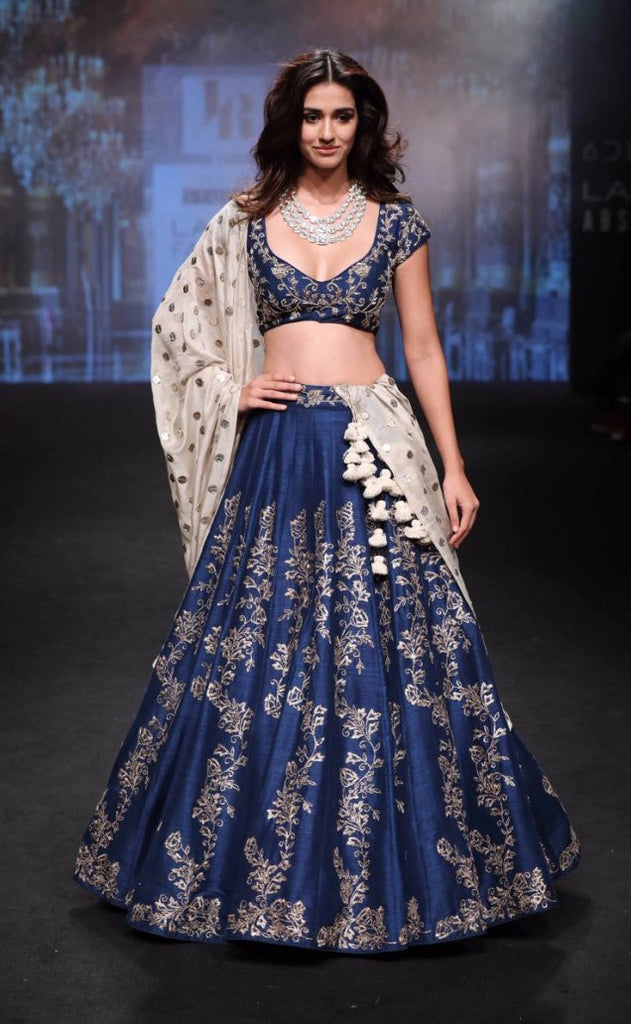 Disha Patani Looks Graced in Blue Lehenga And Choli From Jayanti Reddy's Creation