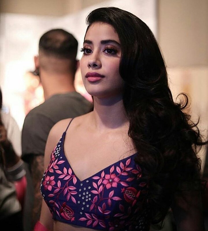 Lakme Fashion Week 2018 - Janhvi Kapoor in a Blue And Pink Lehenga