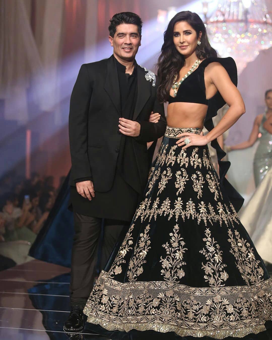 Katrina-Kaif-in-black-designer-lehenga