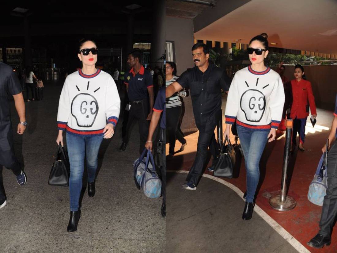  Kareena Kapoor Khan  Makes A Sharp Airport Style Statement For This Winter