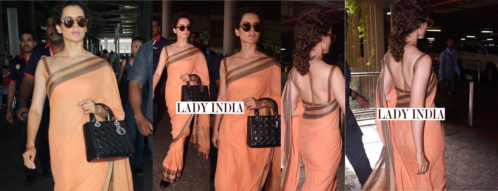 kangana in Sarees