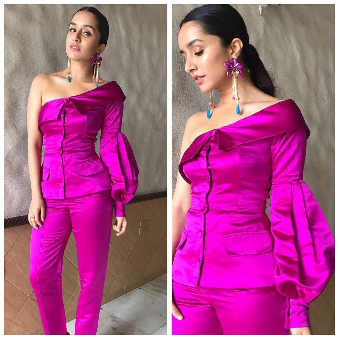 Shraddha Kapoor In Atsu Sekhose’s Pantsuit At The Trailer Launch Event Of 'Haseena Parkar'