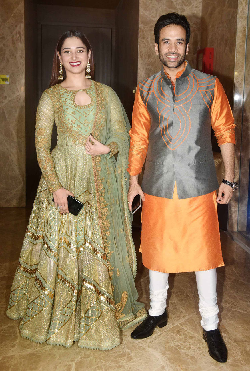 Tamannaah Looked Vivacious in Her Designer Anarkali Suit By Rimple & Harpreet Narula