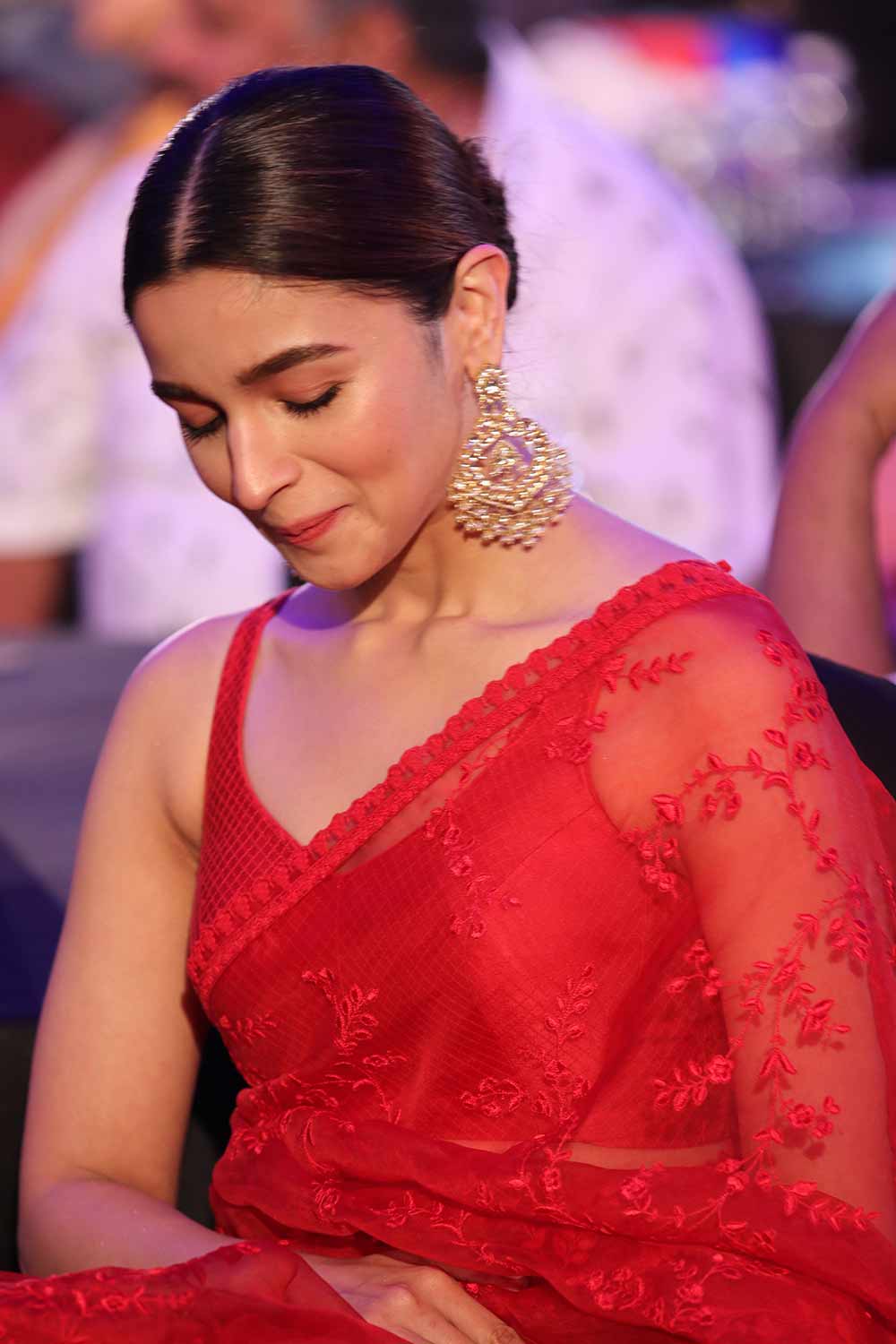 Alia-Bhatt-in-Red-Saree