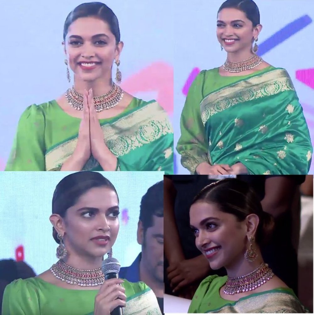 Deepika Padukone In Banarasi Saree Style is Giving Us Pure Traditional Goals!