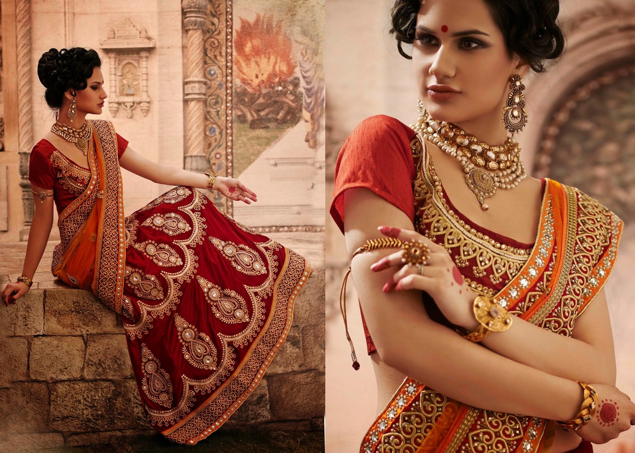 Indian Wedding Bridal Sarees, Designer Lehenga Sarees by glamourindianwears  - Issuu