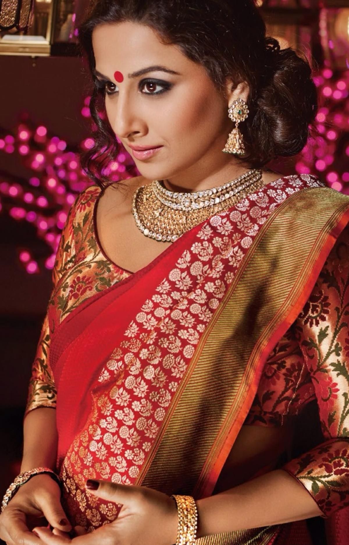 vidya-balan-silk-saree