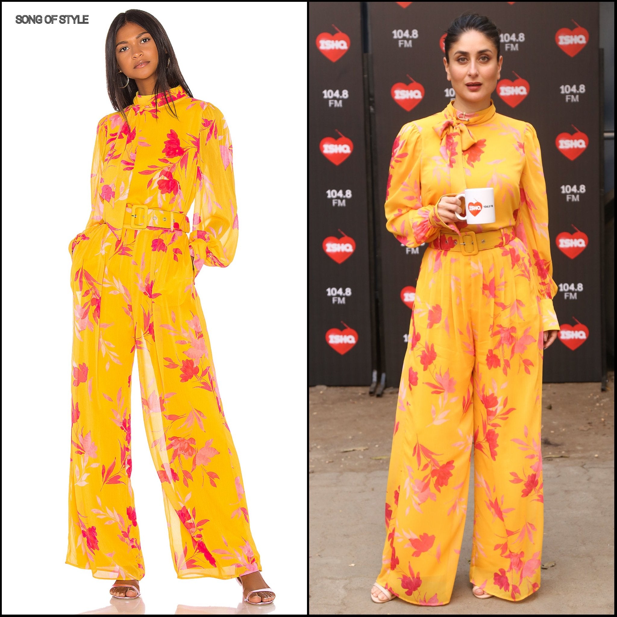 Kareena Kapoor Khan in Floral Printed Jumpsuit