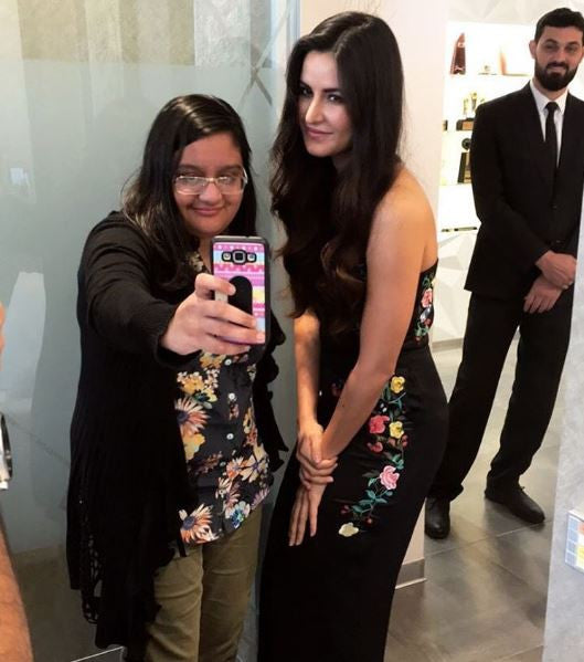 Katrina Kaif Looks Dazzling in Black, Floral Outfit!