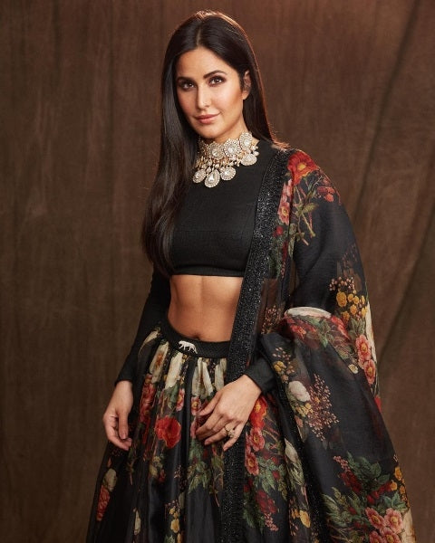 katrina kaif green lehenga