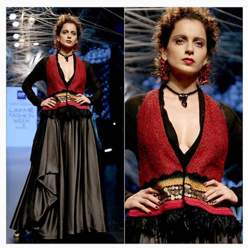 Kangana-Ranaut-Lakme-Fashion-Week-2016-with-Tarun-Tahiliani