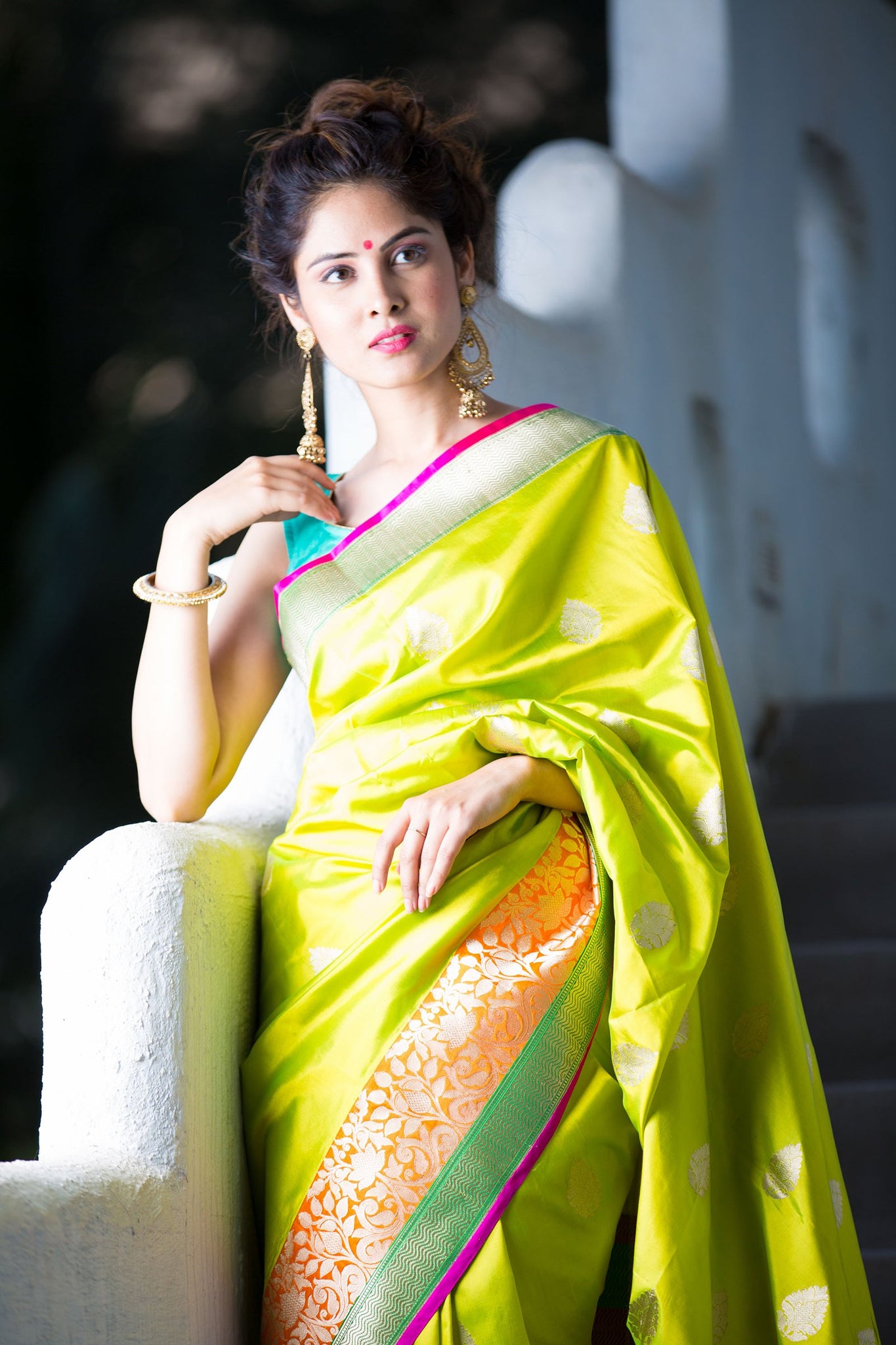 Latest Silk saree Design | Silk saree | Plain Silk Saree with Golden ...