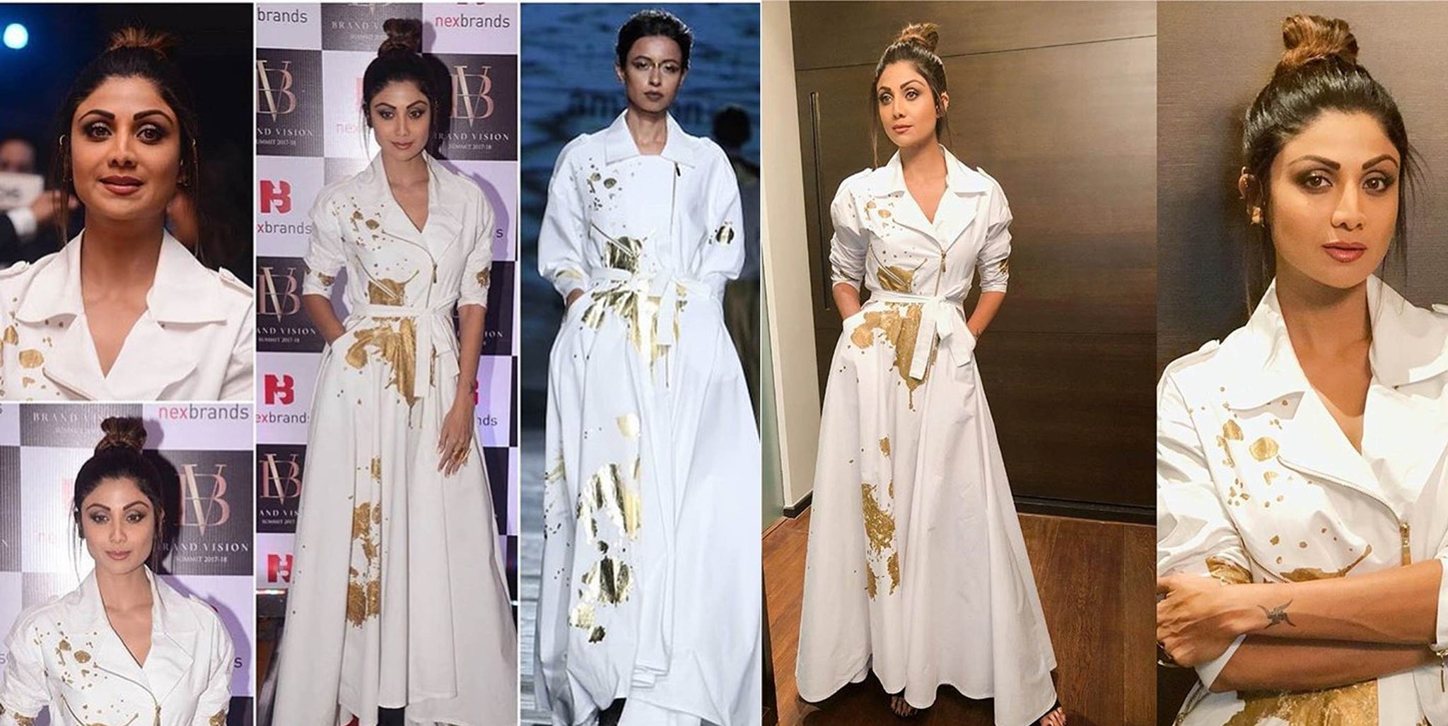 Shilpa Shetty Looked Graceful in Rajesh Pratap Singh's Designer Dress