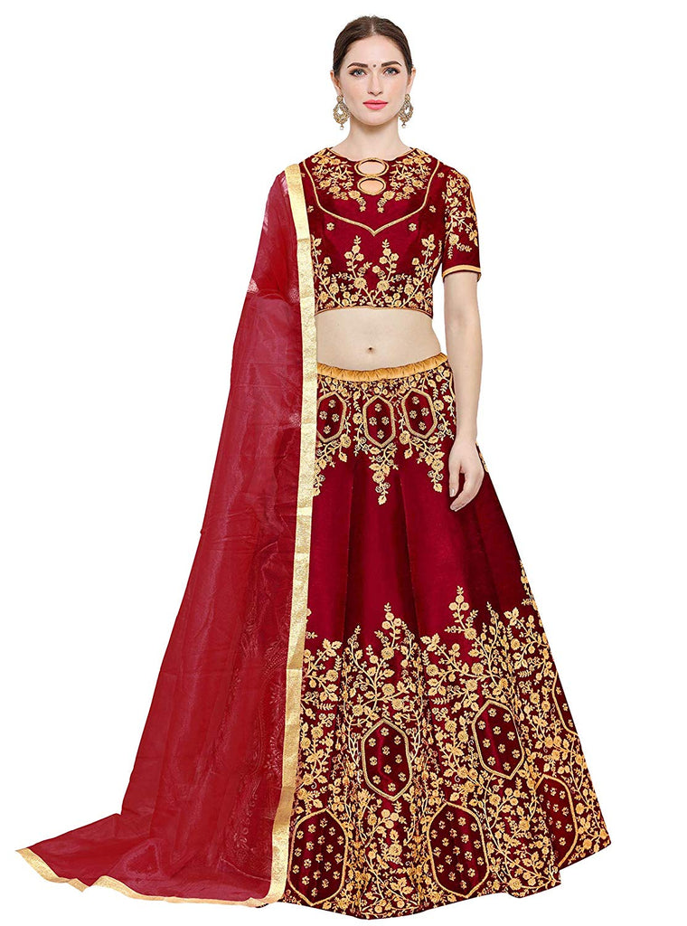 red lehenga online shopping