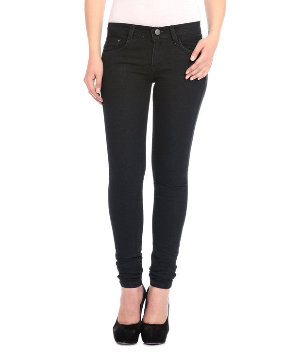 Shop online Flyjohn Black Cotton Jeans at best prices in India Easy ...