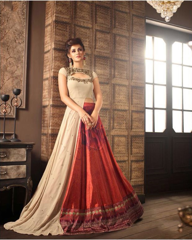 indo western lehenga for girl