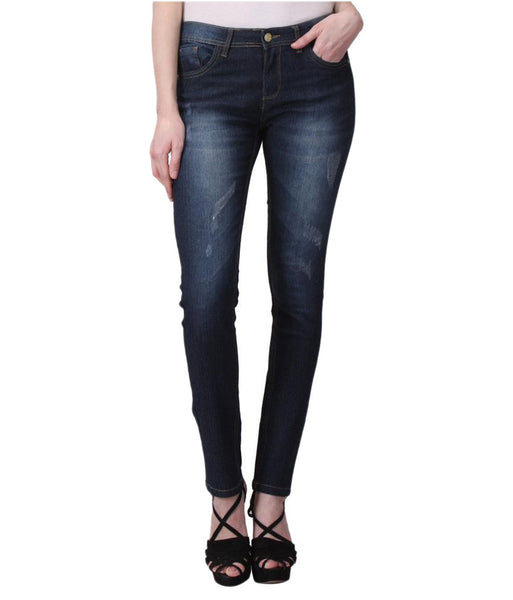 Kotty Blue Cotton Lycra Jeans – Lady India