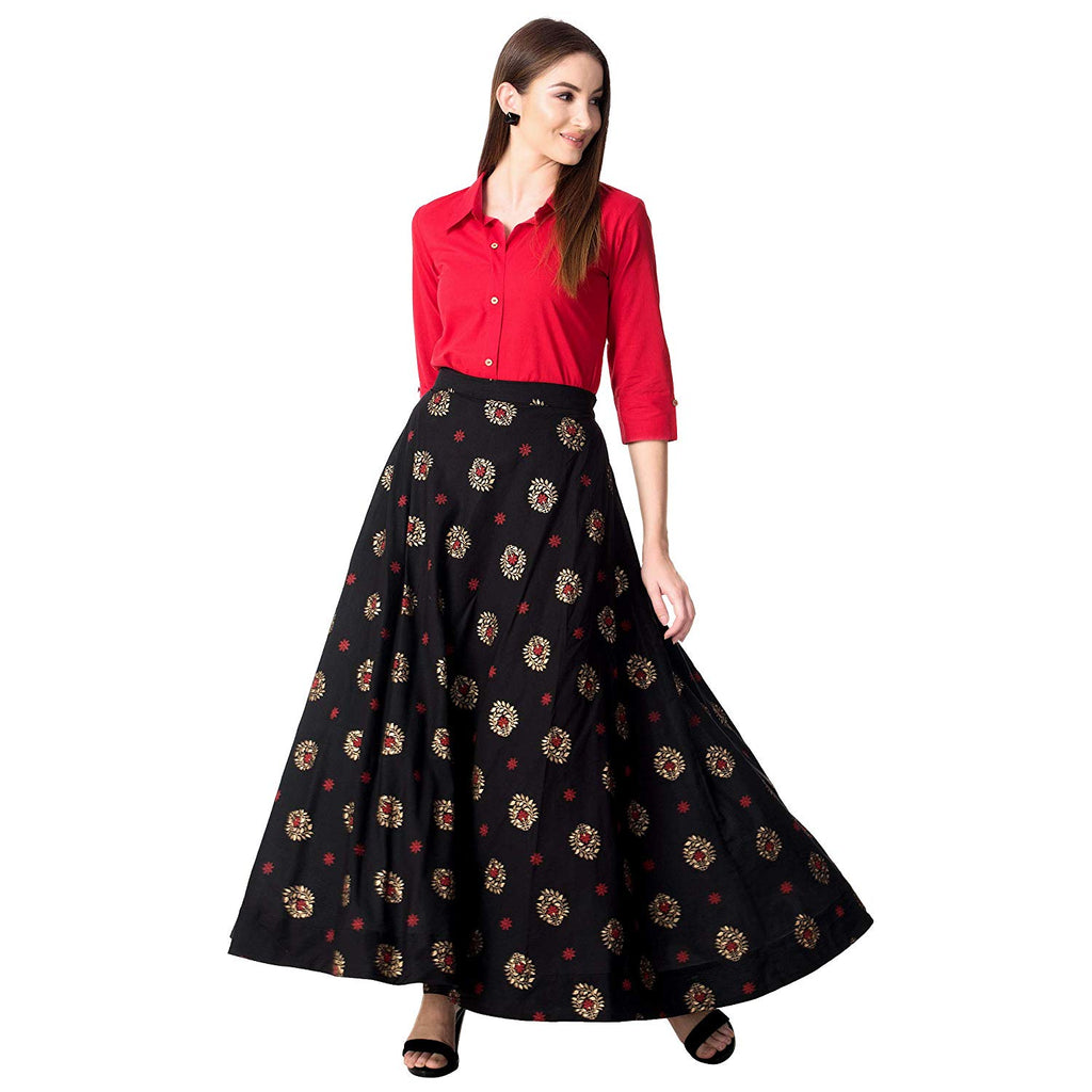 long skirts with top for womens