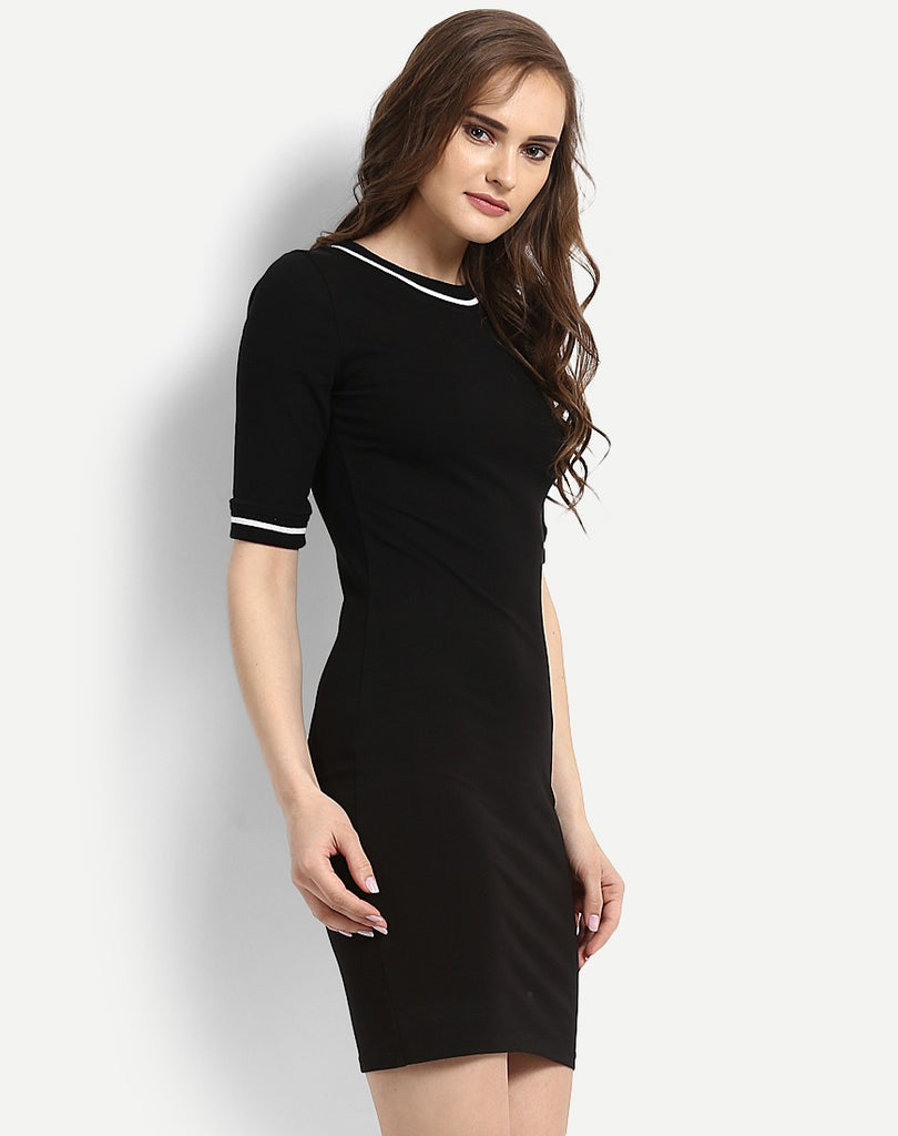 Purchase Online Black Bodycon Dress Long Sleeve Style Bodycon Midi ...