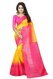 Yellow And Pink Saree Online