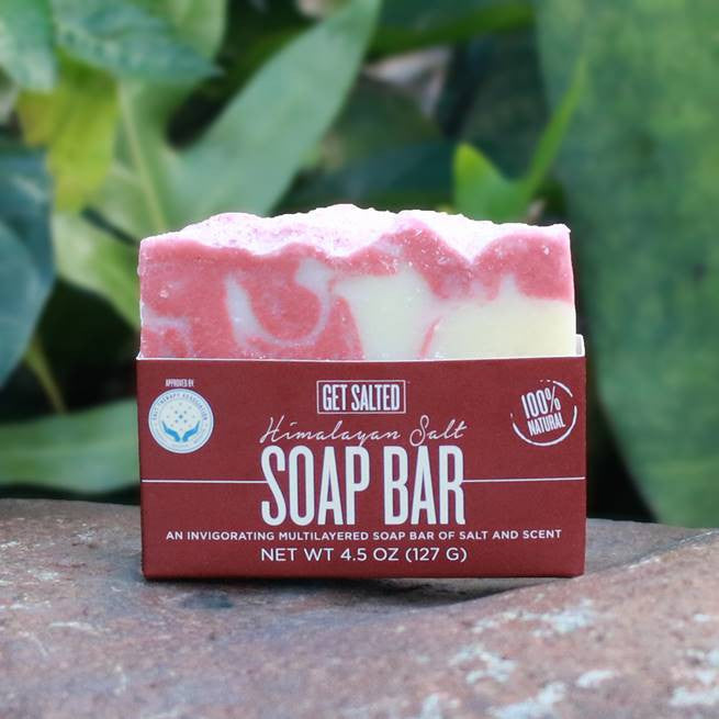 Handmade Artisan Himalayan Soap Bar Get Salted