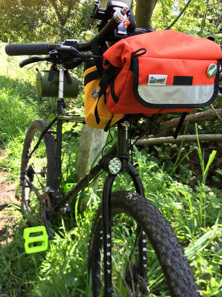 The Road Runner Bags Jammer Bag on Surly Moloko Bars