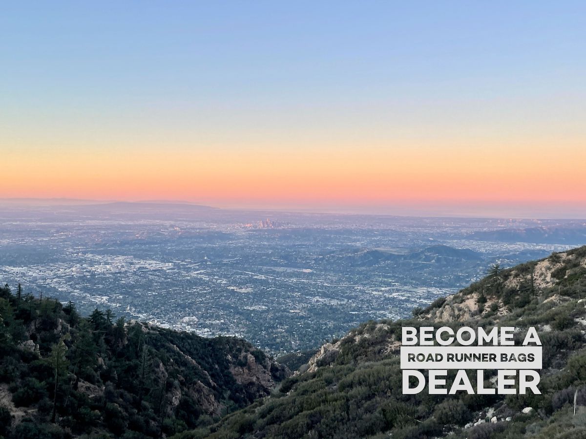 Los Angeles sunrise at 6000'. View from Inspiration Point