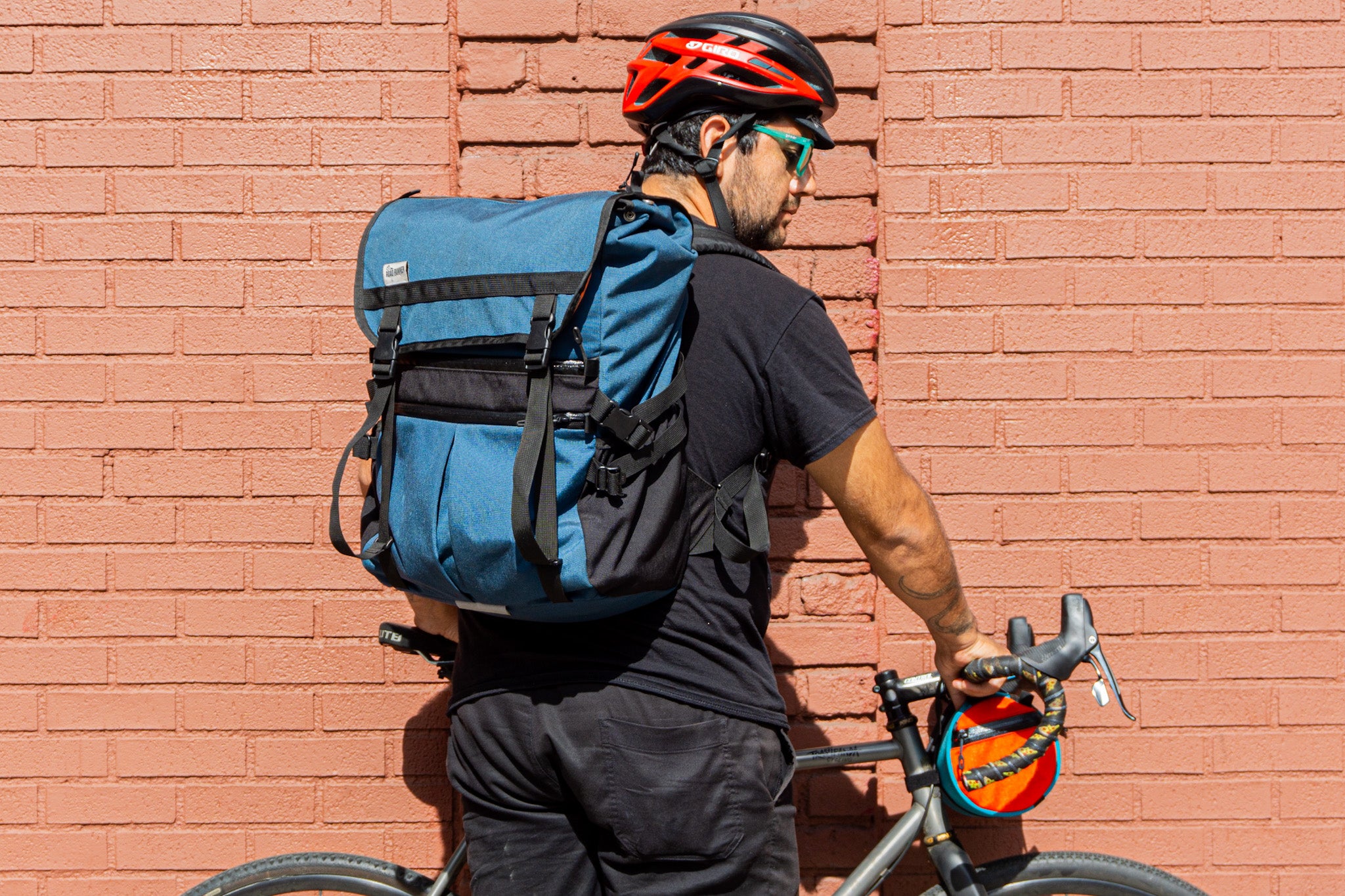 Raff with Large Anything Pack in Navy cordura