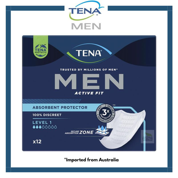 Tena Men Active Fit Absorbent Protector Level 3 – Australia Health Warehouse
