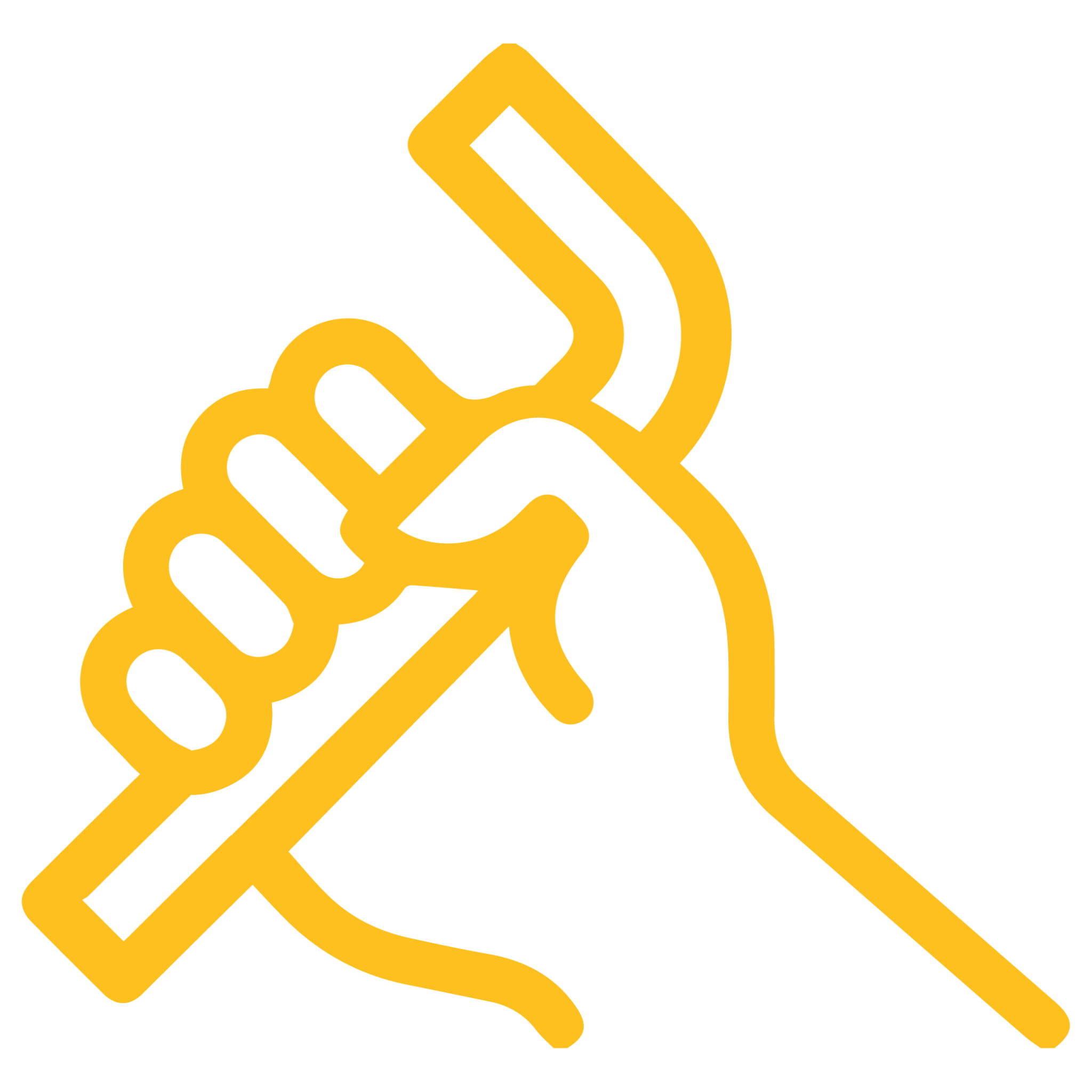Fist holding Allan Key Symbol