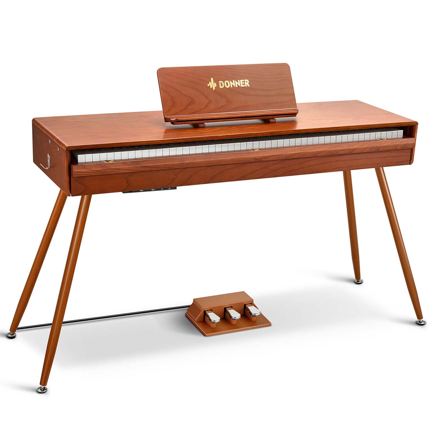 

Donner DDP-80 PRO Solid Wood 88 Key Weighted Digital Piano Desk Drawer Design