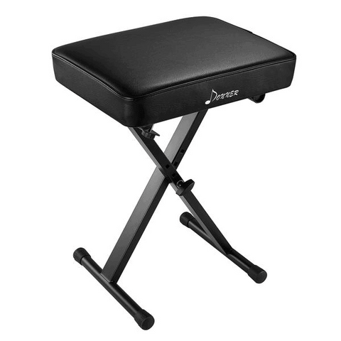 Donner Adjustable Keyboard Bench Seat Thickened Padded Piano Stool