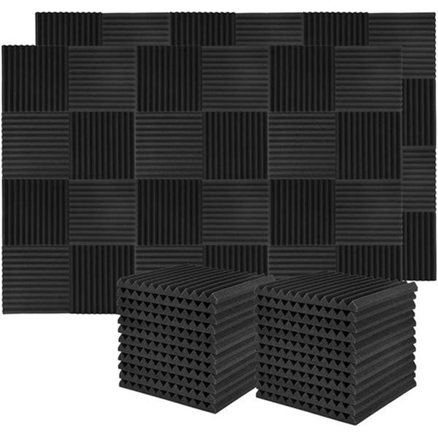 

Donner 50-Pack Acoustic Foam Panels, 1- Inch Fireproof