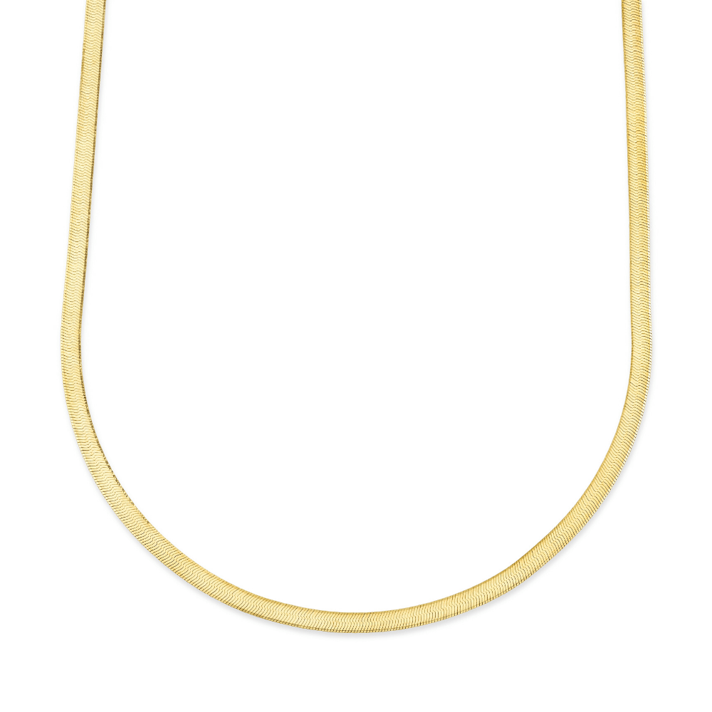 White Diamond Pinprick Chain Necklace in 14K Yellow Gold & Platinum |  Catbird