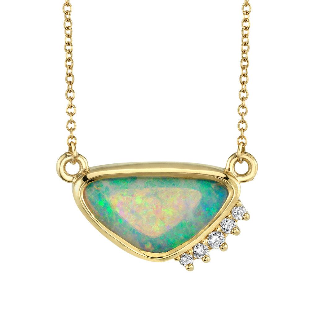 Free Form Opal Necklace - Marrow Fine