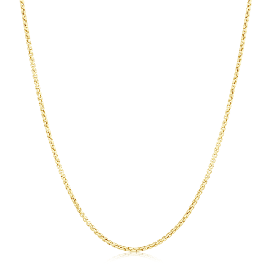 Twisted Tricolor Herringbone Chain Necklace - 14 - Pamela Love