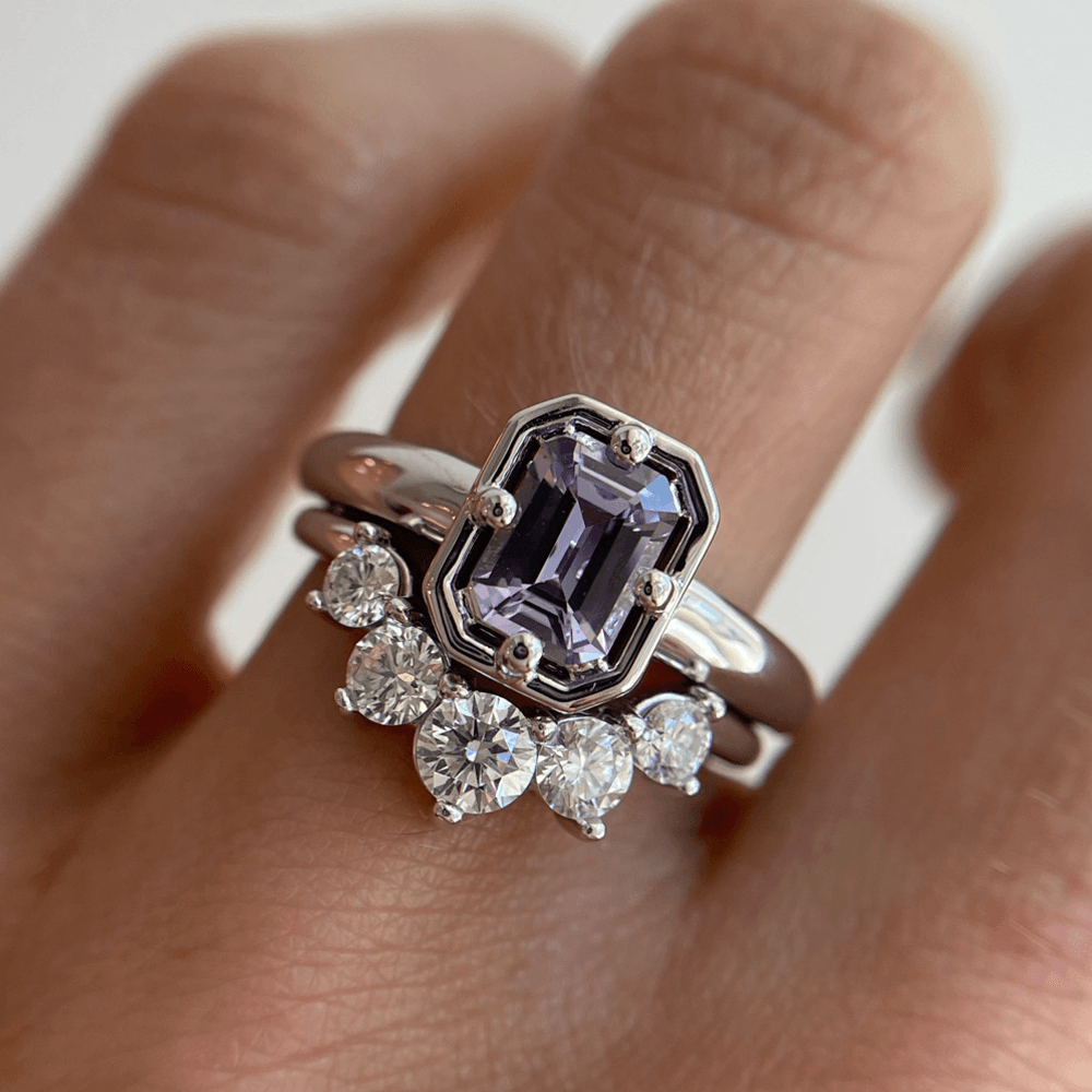 1.06ct Lilac Sapphire Georgia Ring